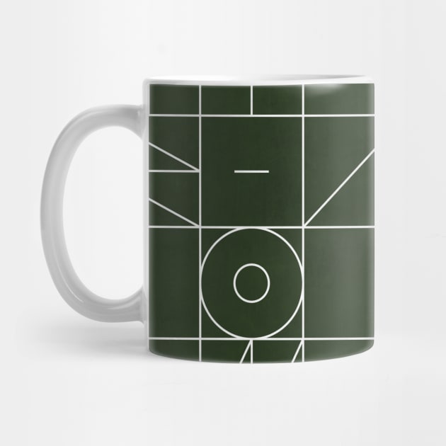 My Favorite Geometric Patterns No.6 - Deep Green by ZoltanRatko